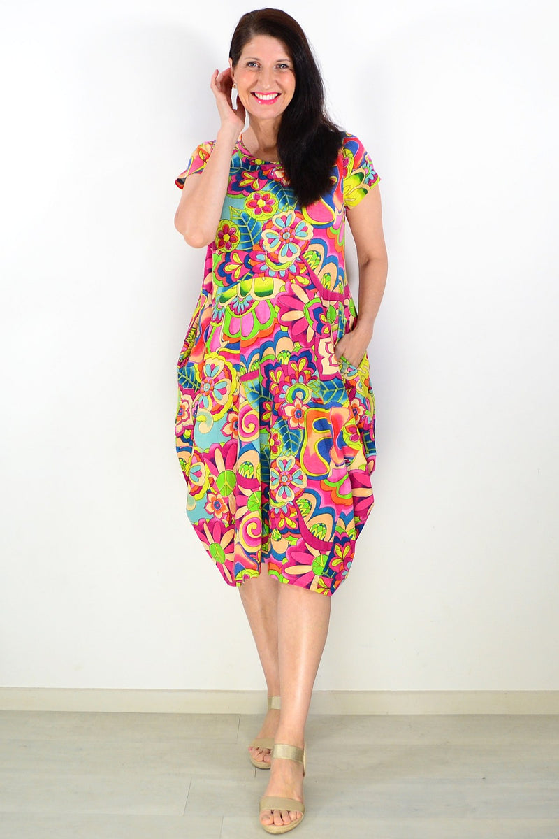Floral, Bubble Sleeve Tunic main image 1