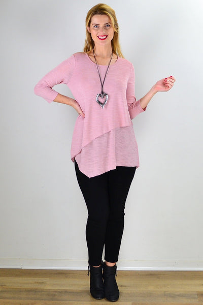 Pink Evening Elegance Tunic Top | I Love Tunics | Tunic Tops | Tunic | Tunic Dresses  | womens clothing online