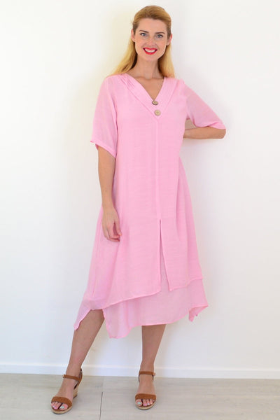 Soft Pink Summer Tunic Dress | I Love Tunics | Tunic Tops | Tunic | Tunic Dresses  | womens clothing online