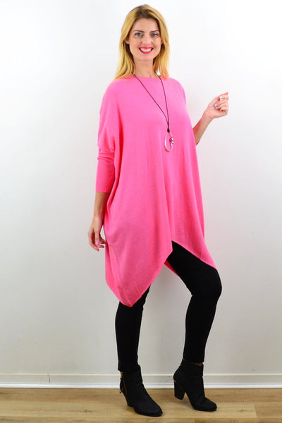 Bubble Gum Pink Snuggle up Tunic Top | I Love Tunics | Tunic Tops | Tunic | Tunic Dresses  | womens clothing online