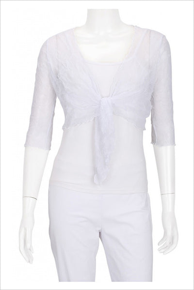 White Crinkle Mesh Cardigan | I Love Tunics | Tunic Tops | Tunic | Tunic Dresses  | womens clothing online