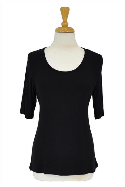 Black Short Sleeve Basic | I Love Tunics | Tunic Tops | Tunic | Tunic Dresses  | womens clothing online