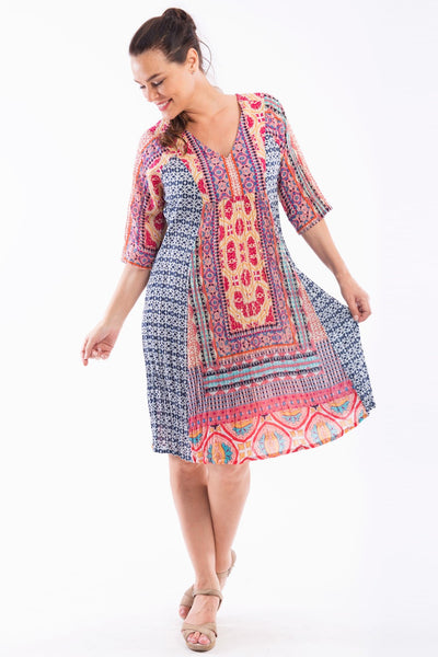 Olympia Print Tunic Dress | I Love Tunics | Tunic Tops | Tunic | Tunic Dresses  | womens clothing online