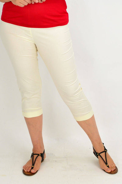 Ecru Cream Cotton Pants | I Love Tunics | Tunic Tops | Tunic | Tunic Dresses  | womens clothing online