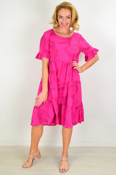 Fuchsia Storm Tiered Tunic Dress | I Love Tunics | Tunic Tops | Tunic | Tunic Dresses  | womens clothing online