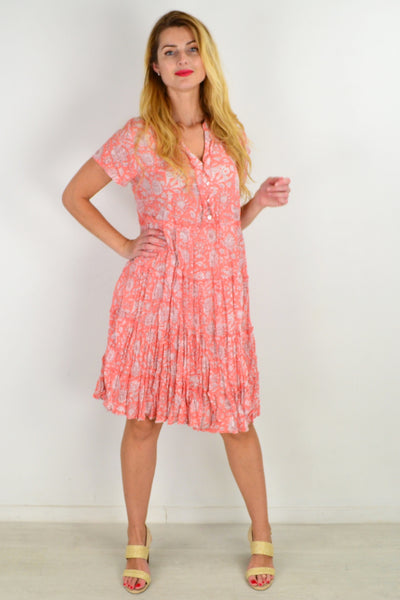 Pretty Fun in Peach Tiered Tunic Dress | I Love Tunics | Tunic Tops | Tunic | Tunic Dresses  | womens clothing online