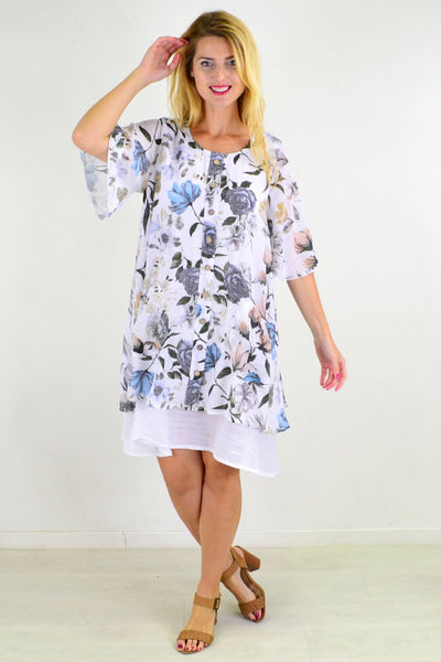 Cottage Garden Bell Sleeve Tunic Dress | I Love Tunics | Tunic Tops | Tunic | Tunic Dresses  | womens clothing online