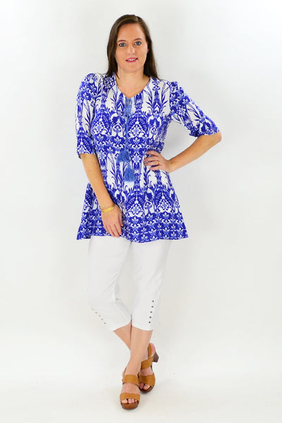 Blue Glass House Tunic Top | I Love Tunics | Tunic Tops | Tunic | Tunic Dresses  | womens clothing online