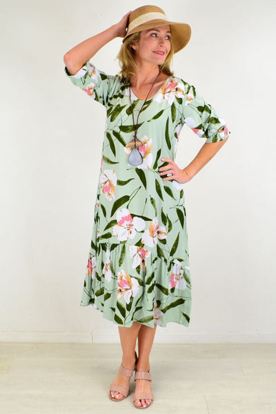 Orchid Garden Tunic Slip Dress | I Love Tunics | Tunic Tops | Tunic | Tunic Dresses  | womens clothing online