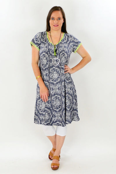 Navy Victorian Tunic Dress | I Love Tunics | Tunic Tops | Tunic | Tunic Dresses  | womens clothing online