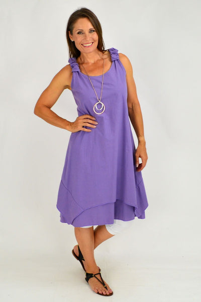Purple Overlay Tunic Dress | I Love Tunics | Tunic Tops | Tunic | Tunic Dresses  | womens clothing online