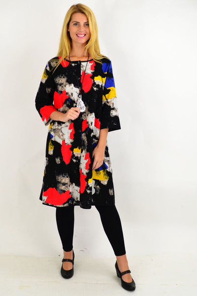 Colourful Paint Splash Shirt Dress | I Love Tunics | Tunic Tops | Tunic | Tunic Dresses  | womens clothing online