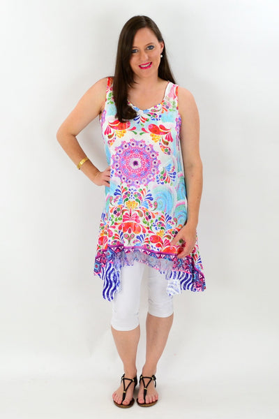 Colourful Paint Slash Tunic | I Love Tunics | Tunic Tops | Tunic | Tunic Dresses  | womens clothing online