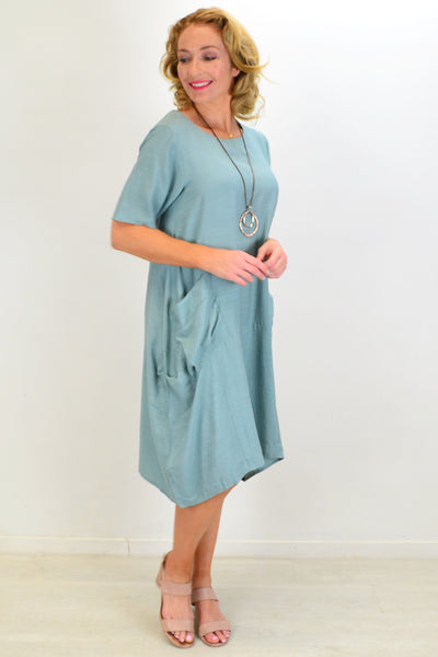 Sage Big Pocket Shift Tunic Dress | I Love Tunics | Tunic Tops | Tunic | Tunic Dresses  | womens clothing online