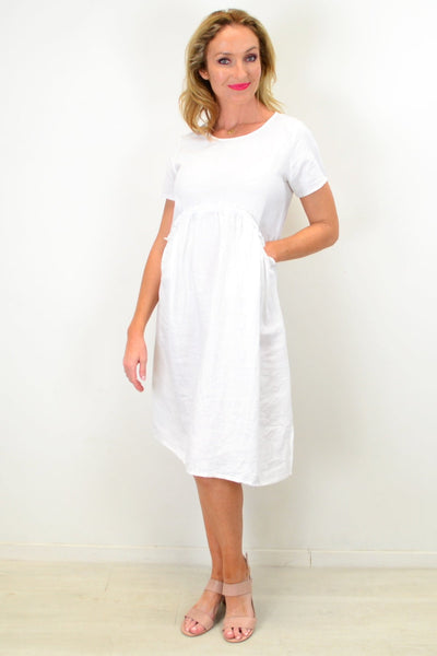 White Linen Sunday Best Tunic Dress | I Love Tunics | Tunic Tops | Tunic | Tunic Dresses  | womens clothing online