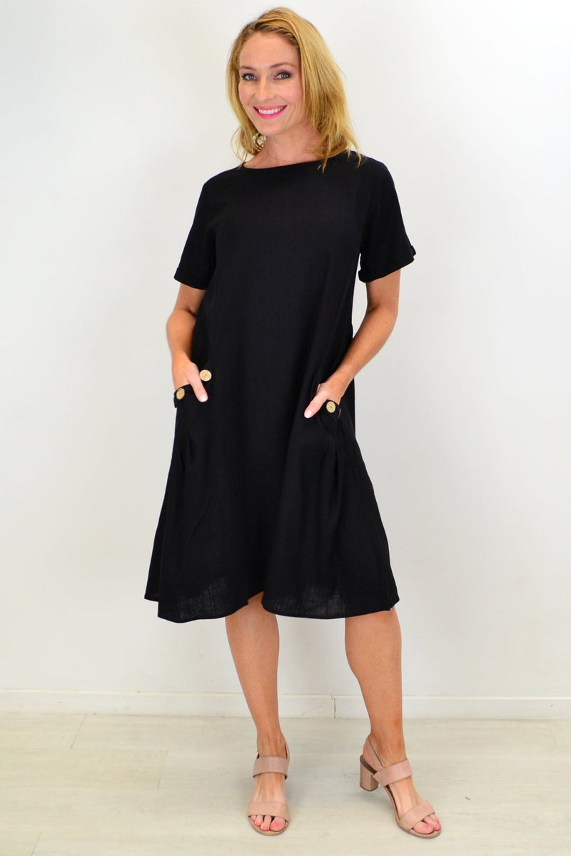 Black Magic Tunic Slip Dress | I Love Tunics