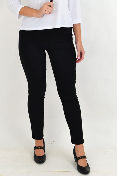 Classic Black  Pencil Leg Pull on Pants | I Love Tunics | Tunic Tops | Tunic | Tunic Dresses  | womens clothing online