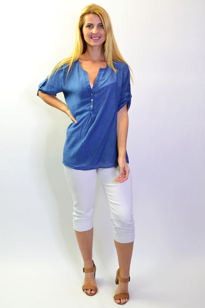 Blue Lagoon Tunic Top - I Love Tunics