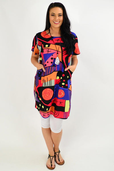 Picasso Shift Tunic Dress | I Love Tunics | Tunic Tops | Tunic | Tunic Dresses  | womens clothing online