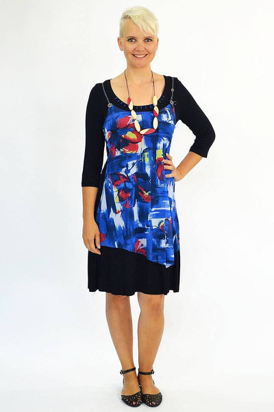 Blue Red Floral Tunic | I Love Tunics | Tunic Tops | Tunic | Tunic Dresses  | womens clothing online