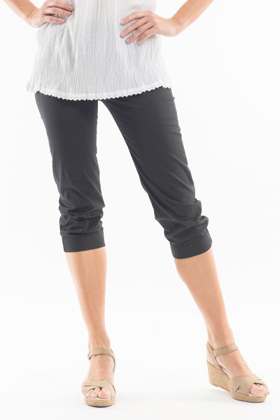 3/4 Black Cotton Pants | I Love Tunics | Tunic Tops | Tunic | Tunic Dresses  | womens clothing online
